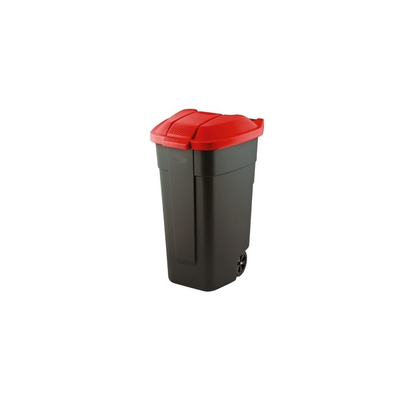 Cos pentru gunoi Refuse, negru-rosu, 110L