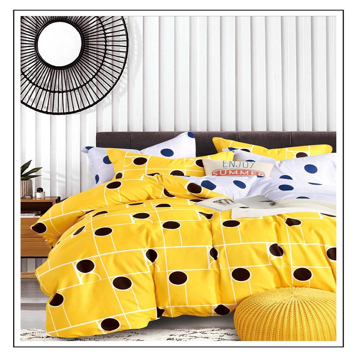 Lenjerie din bumbac satinat single S008