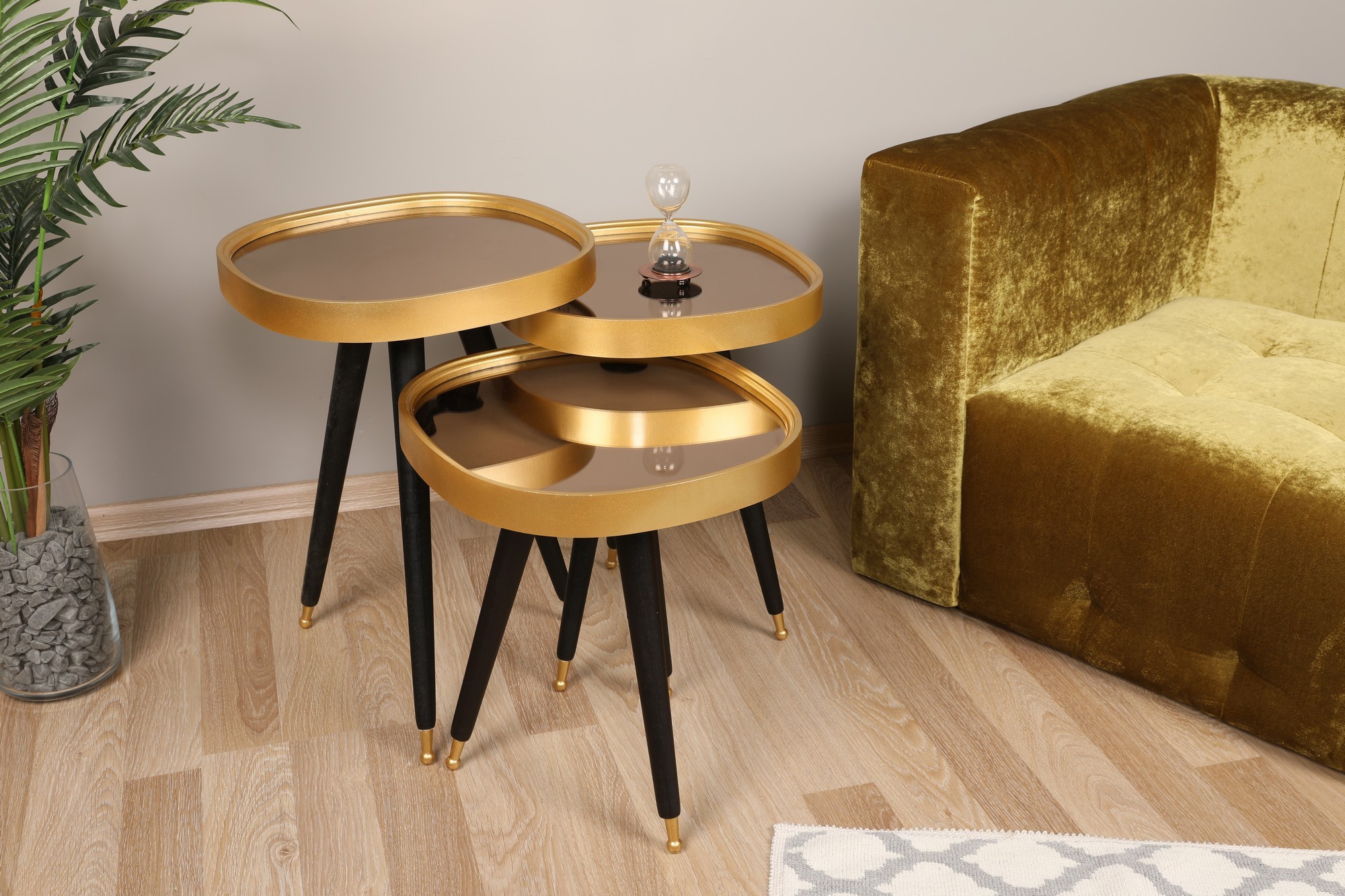 Set 3 Masute Cafea Auriuii Alys