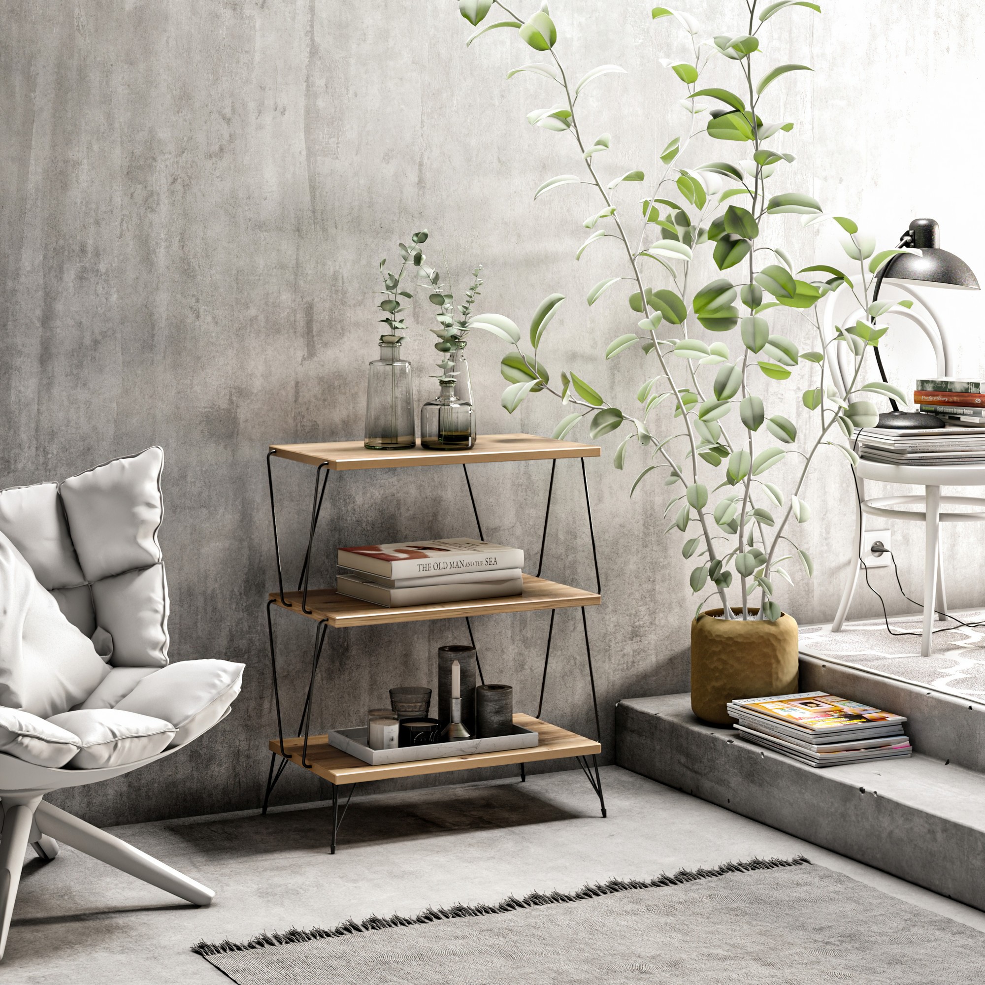 Raft Lazandos - Pine 46 X 76 X 30