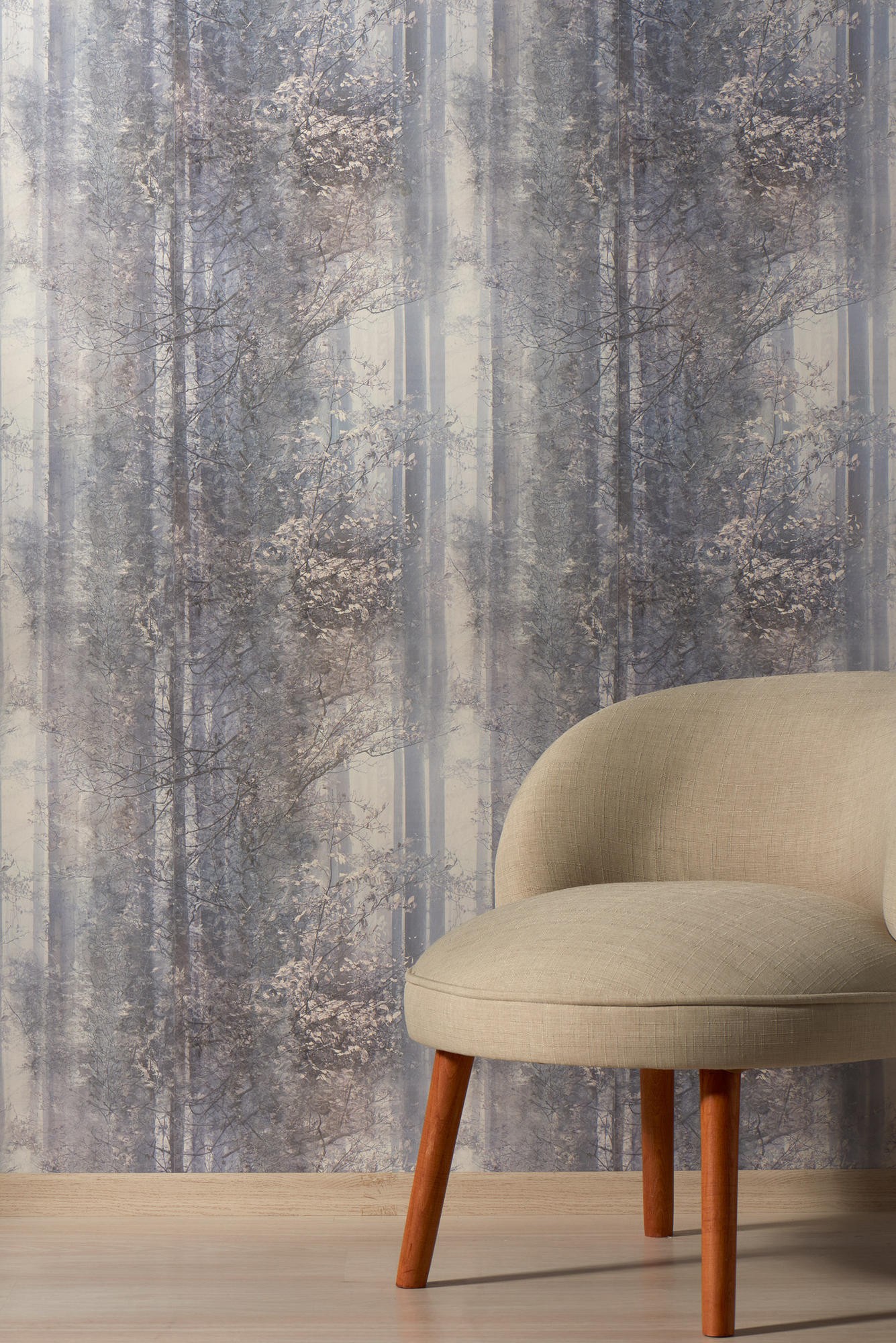 Fotoliu Tapitat Nice - Cream 60 X 66 X 67