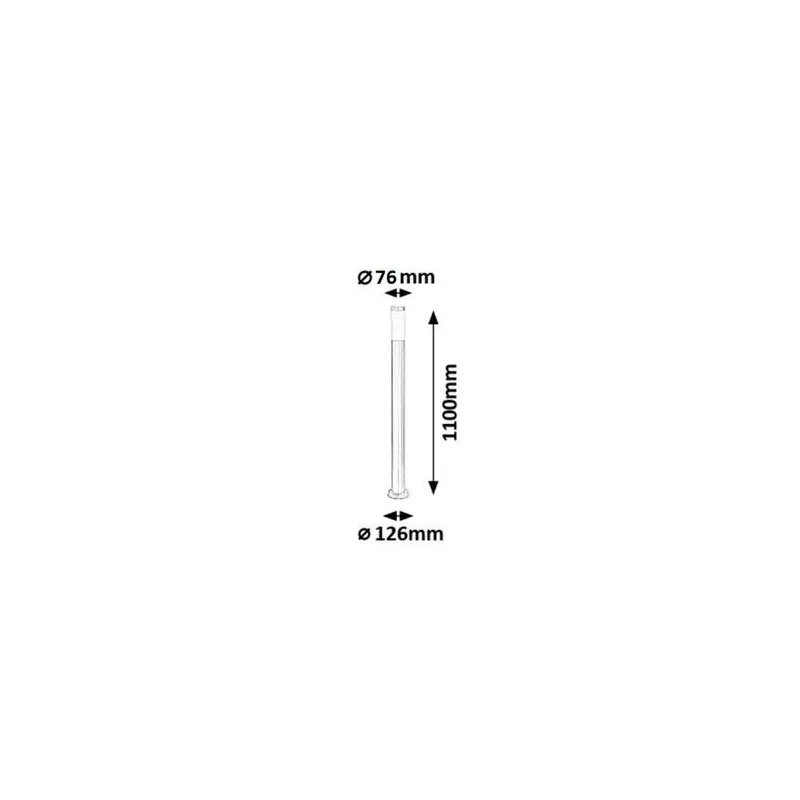 Inox torch Lampi de podea pentru exterior  - 2