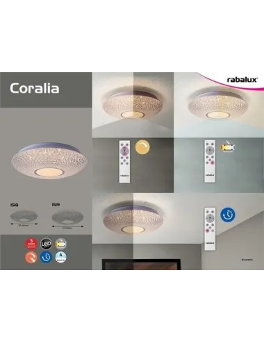 Coralia Plafoniere  - 3