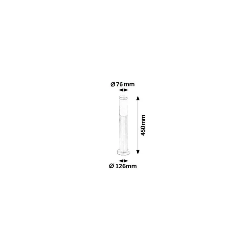 Inox torch Lampi de podea pentru exterior  - 2
