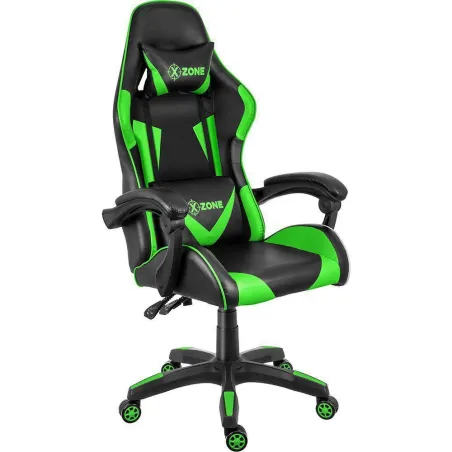 Scaun gaming verde cu negru XZONE - 1