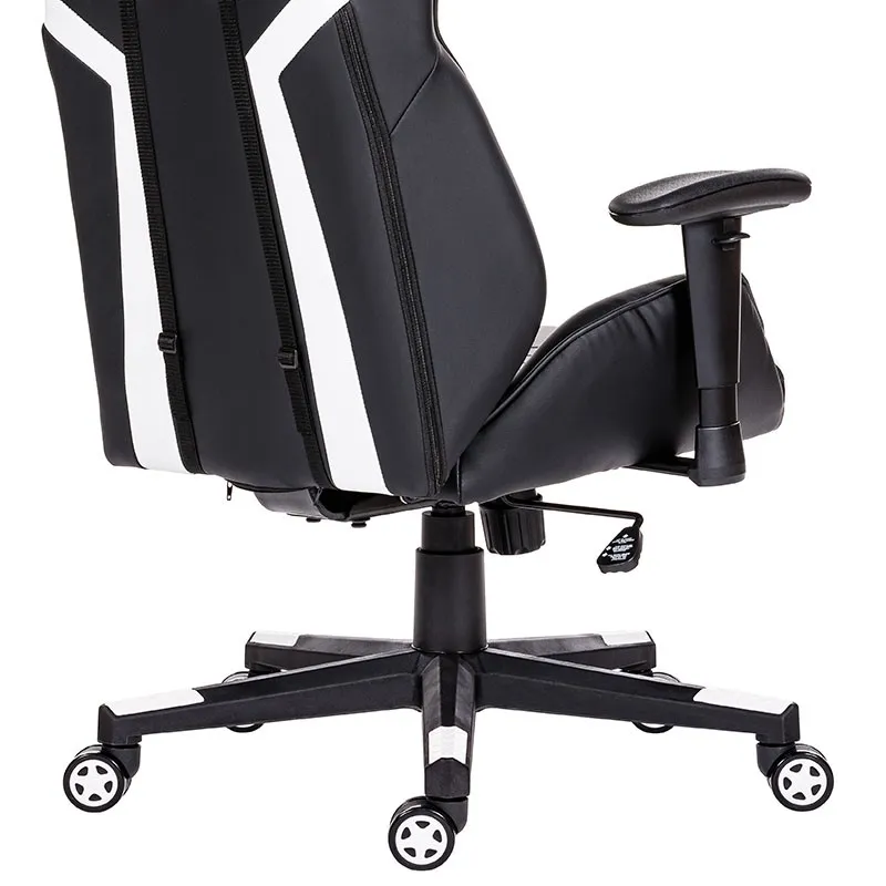 Scaun gaming Venom, negru cu alb  - 6