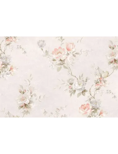 Tapet clasic floral cu fundal crem Z44603 - 1