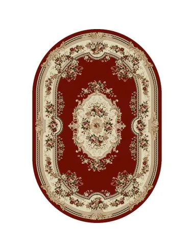 Covor clasic cu flori oval 575  - 1