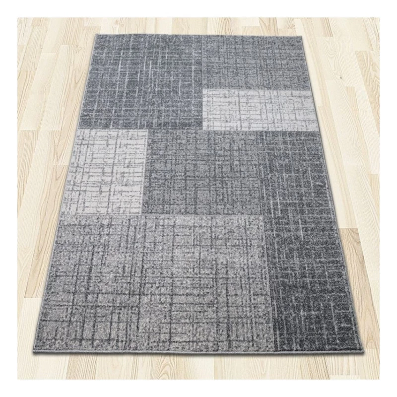 Covor Beenom cu model geometric gri-alb 1011-155  - 4