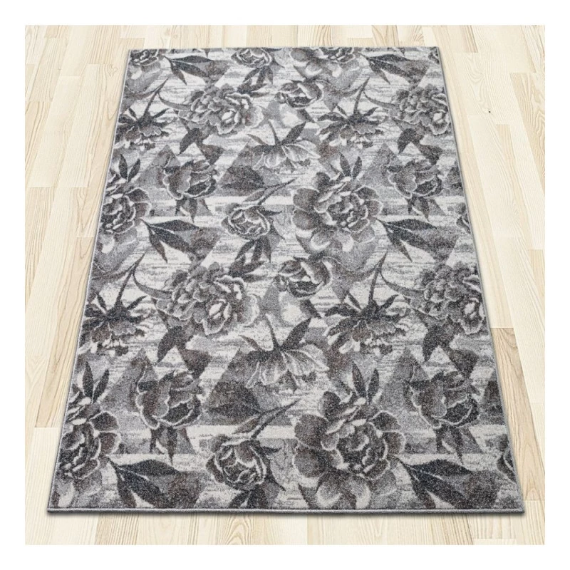 Covor Beenom cu model floral gri-bej 1016-155  - 4