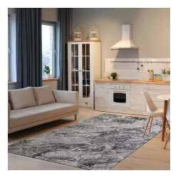 Covor Phoenix model abstract gri-negru 3006-244 - 4