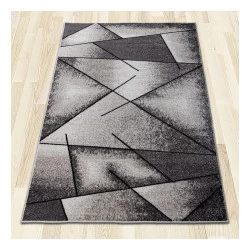 Covor Phoenix design geometric gri-negru 3016-244  - 2