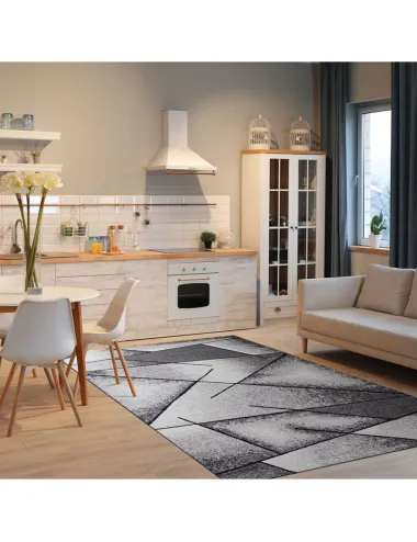 Covor Phoenix design geometric gri-negru 3016-244 - 4