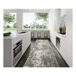 Traversa Beenom model abstract gri-bej 1008-155 - 1