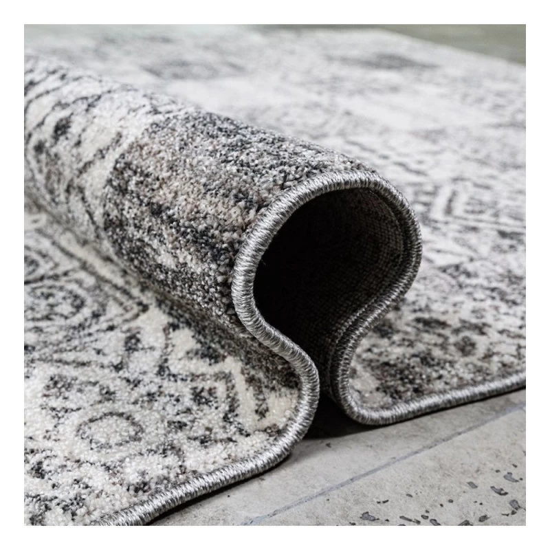 Traversa Beenom design floral-geometric gri 1013-122  - 2