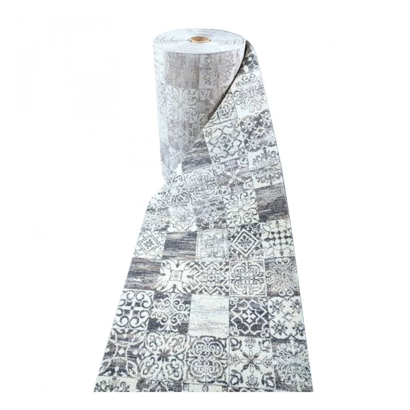 Traversa Beenom design floral-geometric gri 1013-122  - 3