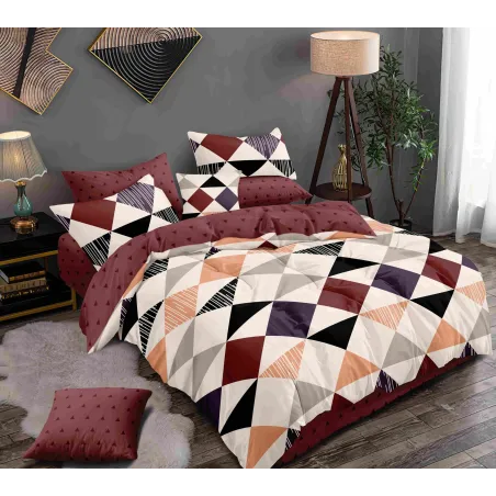 Lenjerie din bumbac satinat BS013  - 1