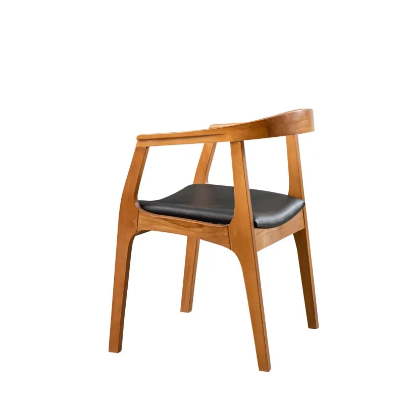 Scaun sufragerie Albero44 Walnut-Black  - 4