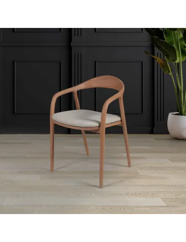 Scaun Sufragerie Albero73 Natural Beige - 1