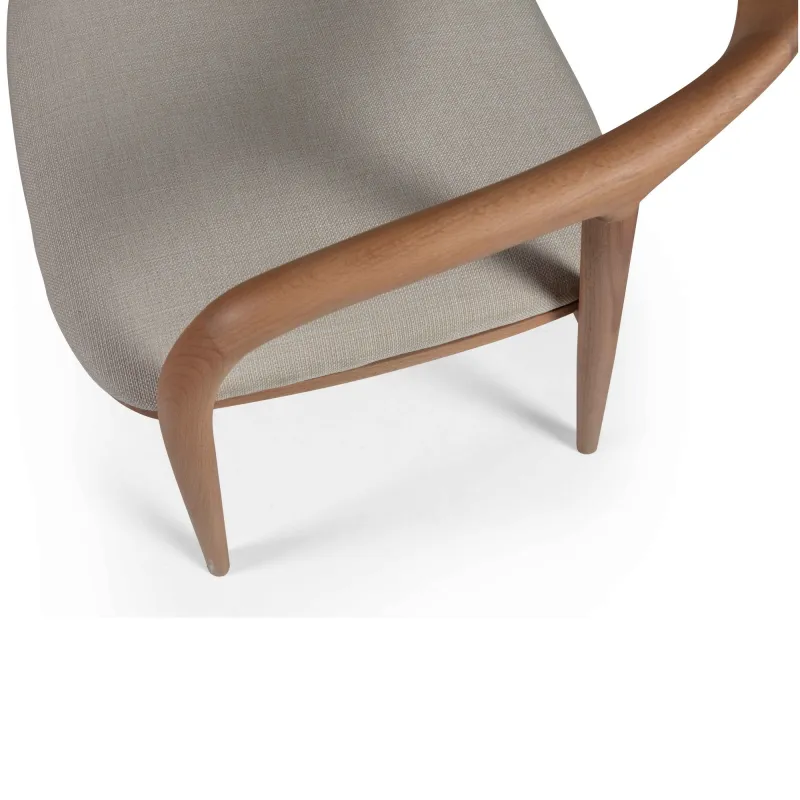 Scaun Sufragerie Albero73 Natural Beige  - 2