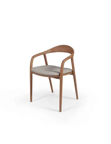 Scaun Sufragerie Albero73 Natural Beige  - 4