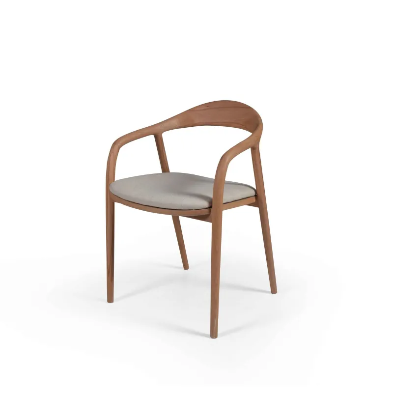 Scaun Sufragerie Albero73 Natural Beige  - 4
