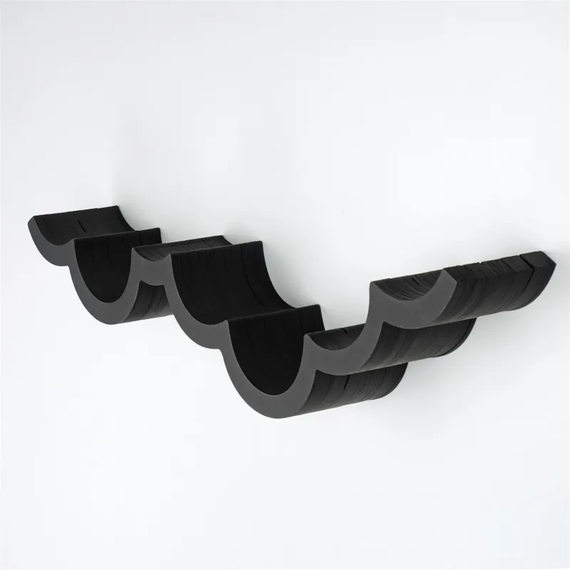 Suport modern de hartie igienica Negru WC018  - 4