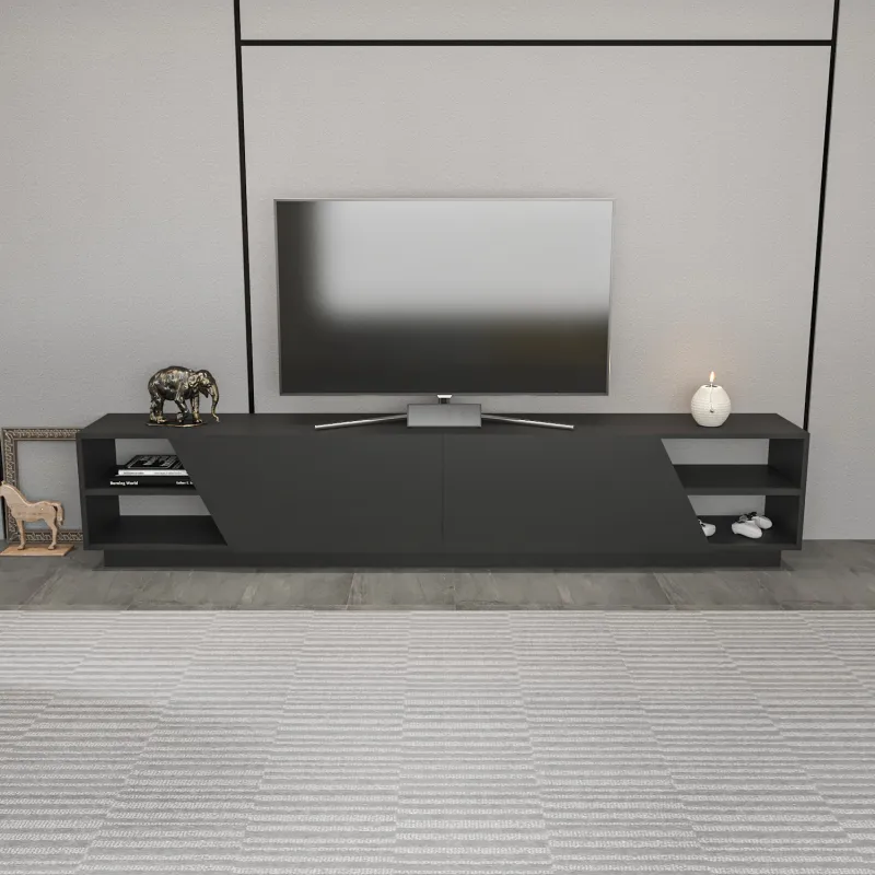 Comoda TV moderna Rhodes - Anthracite 240 X 37.1 X 47.4  - 1