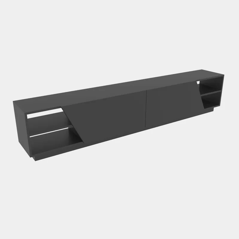 Comoda TV moderna Rhodes - Anthracite 240 X 37.1 X 47.4  - 4