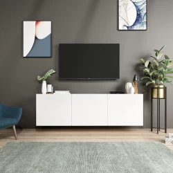 Comoda TV Moderna 150 X 44 X 31 White - 1