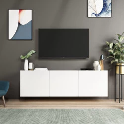 Comoda TV Moderna 150 X 44 X 31 White - 2