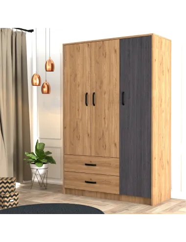Dulap Culoare Stejar 120 X 181 X 48 Grande 3508 - 1