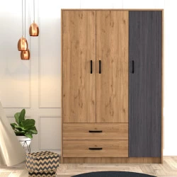 Dulap Culoare Stejar 120 X 181 X 48 Grande 3508 - 2