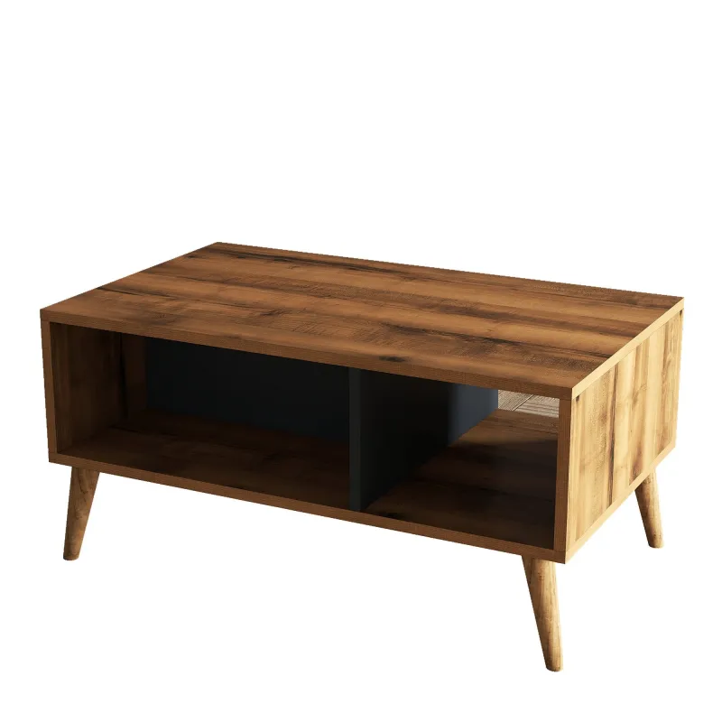 SET Mobilier Living 3 piese Culoare Nuc 1580-2070-1620  - 5