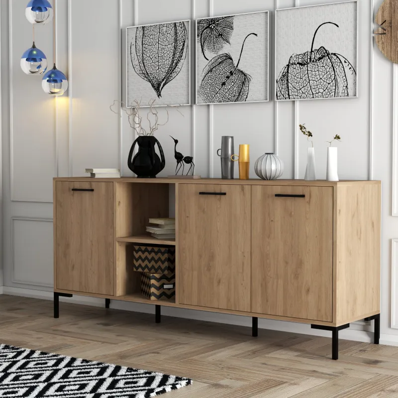 Dulap Living Culoare Stejar 180 X 80 X 45 Auriuora - 1636  - 1