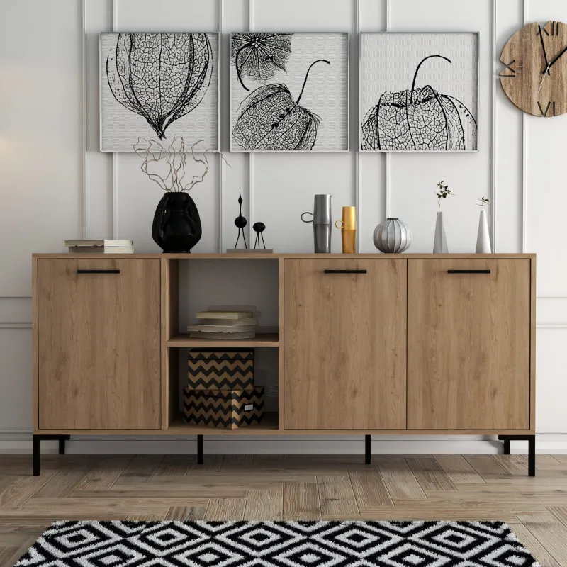 Dulap Living Culoare Stejar 180 X 80 X 45 Auriuora - 1636  - 2