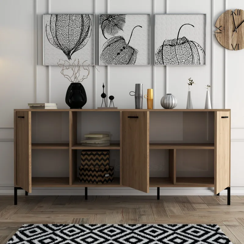 Dulap Living Culoare Stejar 180 X 80 X 45 Auriuora - 1636  - 3