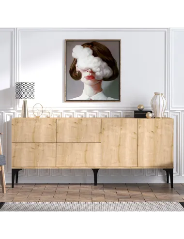 Dulap Living Laika - Sapphire Oak 180 X 80 X 40  - 1