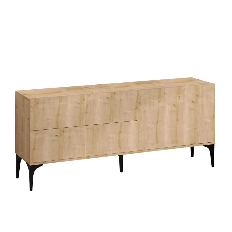 Dulap Living Laika - Sapphire Oak 180 X 80 X 40  - 4