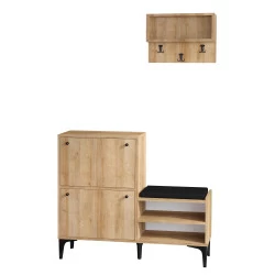 Cuier cu dulap Bred culoare Stejar  - 4