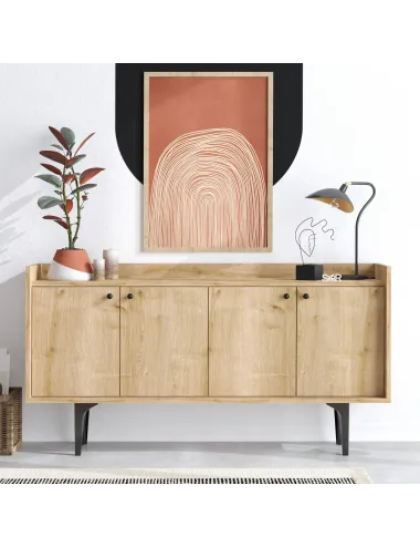 Dulap Living 150 X 80 X 40 Navi Culoare Stejar  - 3