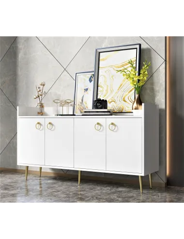 Dulap Living 140 X 75.2 X 40 Daring - White - 2