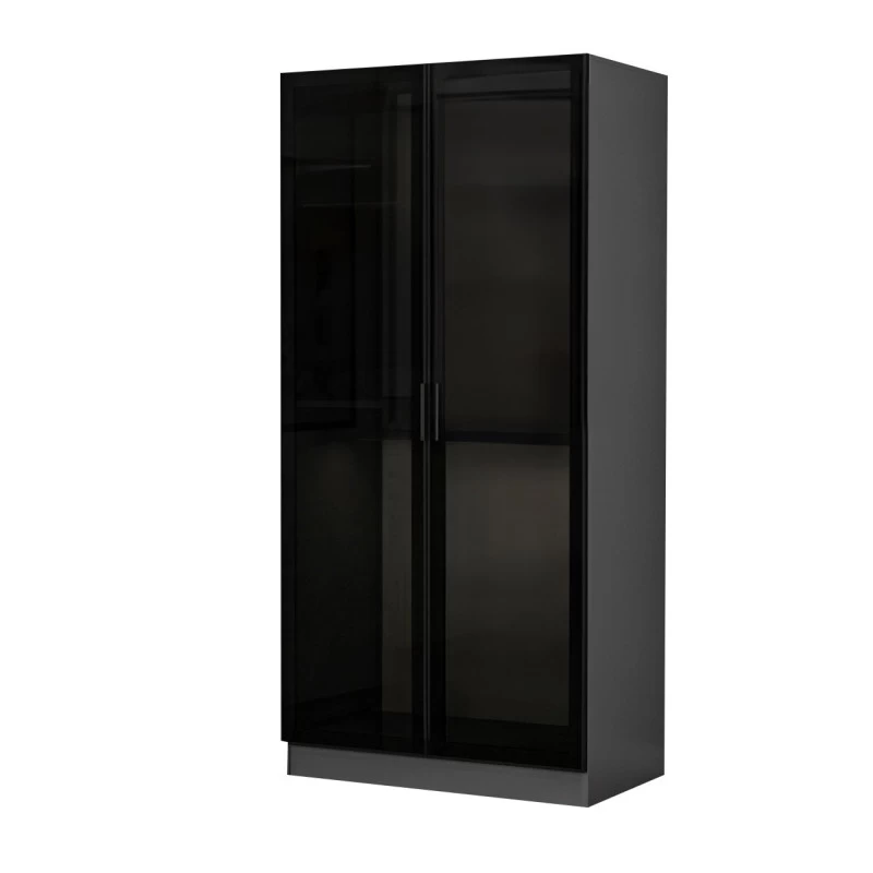 Dulap modern 90 X 210 X 52 Kale Glass Anthracite - 210  - 6