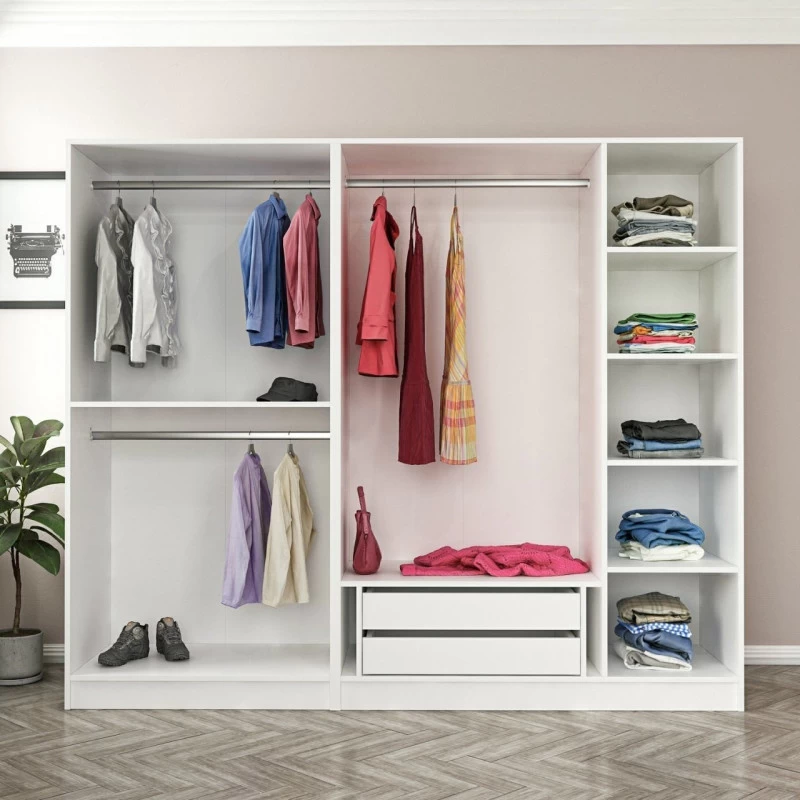 Dulap Dormitor 225 X 190 X 52 Kale 190 - White - v2  - 1