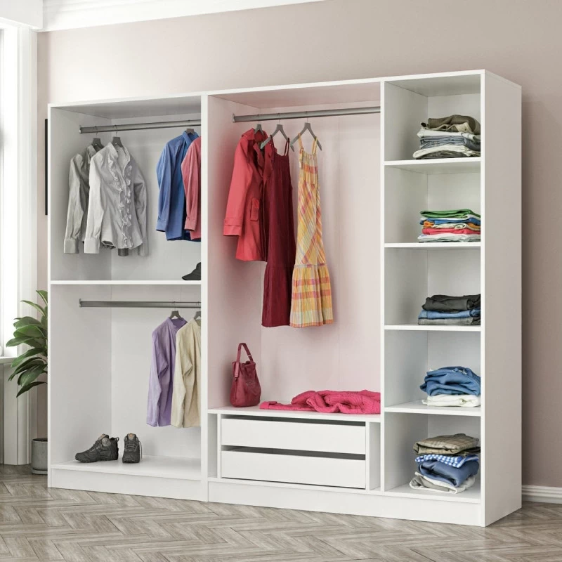 Dulap Dormitor 225 X 190 X 52 Kale 190 - White - v2  - 2