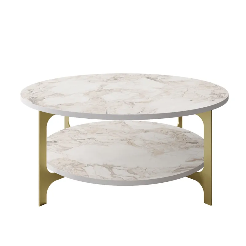 Masuta de cafea 90 X 90 X 36.8 Versy - Gold  - 3