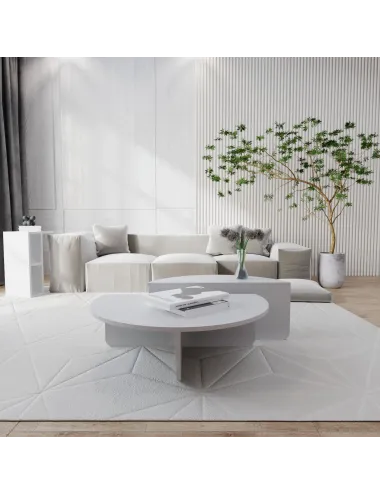 Masa de Cafea Stil 3D Podium - White - 1