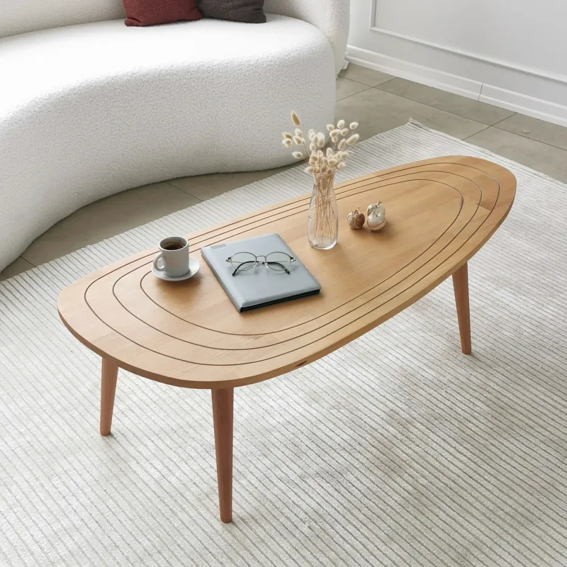 Masa de cafea moderna 115 X 38 X 50 Sweet - Teak  - 5