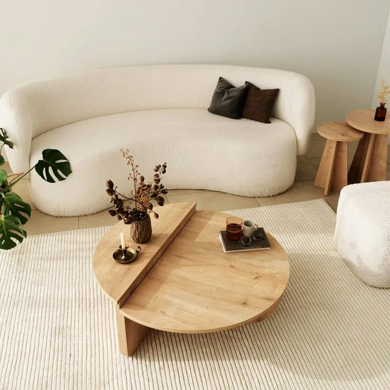 Masa de cafea Podium - Sapphire Oak  - 3
