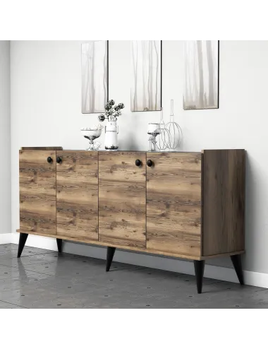 Dulap Living 182X 82.5 X 41 Culoare Nuc Lidya - 1